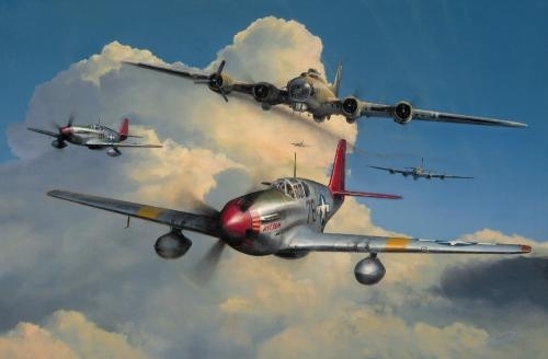 Red Tail Escort (Tuskegee Airmen)