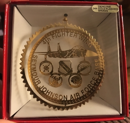 4th Fighter Wing Christmas Ornament - Squadrons 